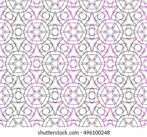 geometric seamless vector illustration. purple gradient.