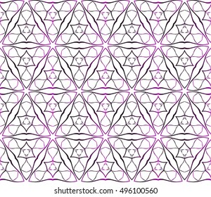 geometric seamless vector illustration. purple gradient.