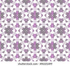 geometric seamless vector illustration. purple gradient.