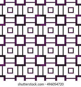 geometric seamless vector illustration. square. purple gradient.