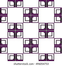geometric seamless vector illustration. square. purple gradient.