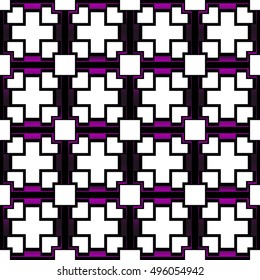 geometric seamless vector illustration. square. purple gradient.