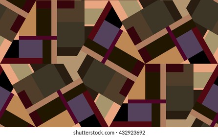 Geometric seamless vector pattern
