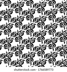 Geometric seamless vector pattern, abstract design