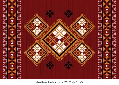 Geometric seamless vector pattern – a mix of Greek, Aztec and tribal art, perfect for rug, print, clothing, and decor.