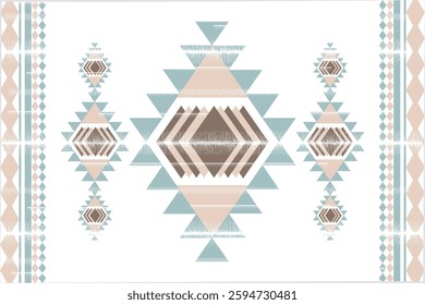 Geometric seamless vector pattern – a mix of Greek, Aztec and tribal art, perfect for rug, print, clothing, and decor.
