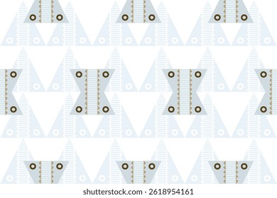 Geometric seamless vector pattern – a mix of Greek, Aztec and tribal art, perfect for rug, print, clothing, and decor.