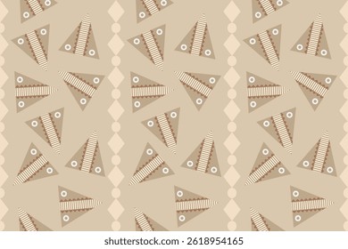 Geometric seamless vector pattern – a mix of Greek, Aztec and tribal art, perfect for rug, print, clothing, and decor.