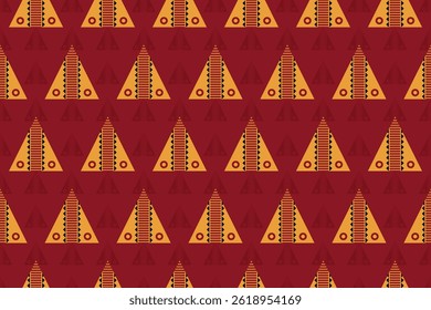 Geometric seamless vector pattern – a mix of Greek, Aztec and tribal art, perfect for rug, print, clothing, and decor.