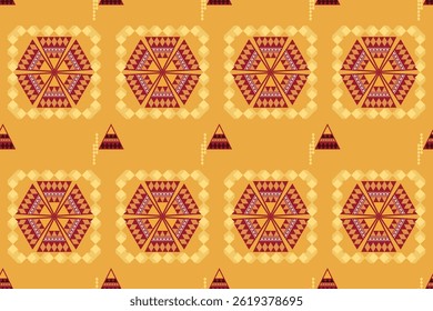Geometric seamless vector pattern – a mix of Greek, Aztec and tribal art, perfect for rug, print, clothing, and decor.