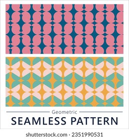 Patrón vectorial geométrico sin soldadura n117