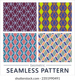 Geometric seamless vector pattern n134