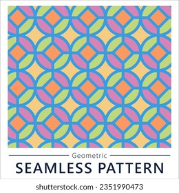 Geometric seamless vector pattern n143