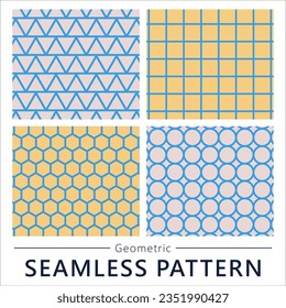Geometric seamless vector pattern n165