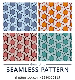 Geometric seamless vector pattern n44