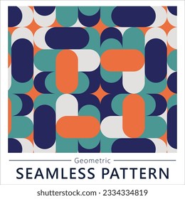 Geometric seamless vector pattern n63