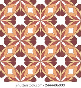 geometric seamless vector pattern in the style of abstract lines, spots and colored lines.