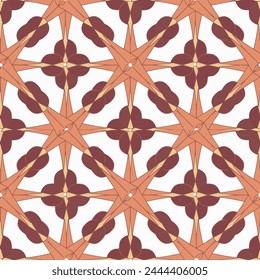 geometric seamless vector pattern in the style of abstract lines, spots and colored lines.