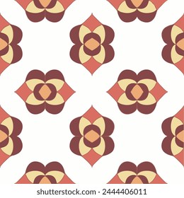 geometric seamless vector pattern in the style of abstract lines, spots and colored lines.