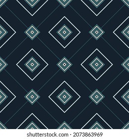 Geometric seamless vector pattern. Template for textile and wrapping.