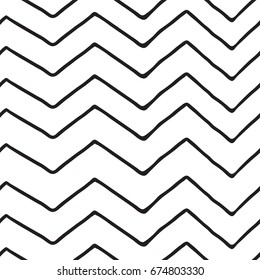 Geometric seamless vector pattern zigzag