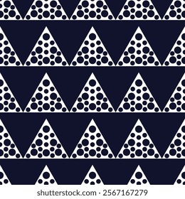 Geometric Seamless Vector Repeat Pattern.