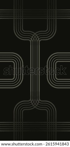 Geometric Seamless Wavy Background with Dark Color. Potrait Striped Vector Background. High Quality Vector Background Illustration