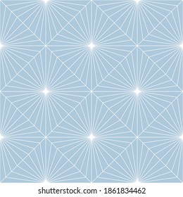 Cuadros blancos y triángulos geométricos sin soldadura sobre fondo gris. Patrón de vector de diamante abstracto. Ilustración vectorial simple. Diseño geométrico para tela, papel pintado, rayado, textil