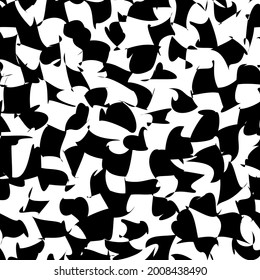 Geometric seamlessly repeatable, tileable abstract shapes pattern