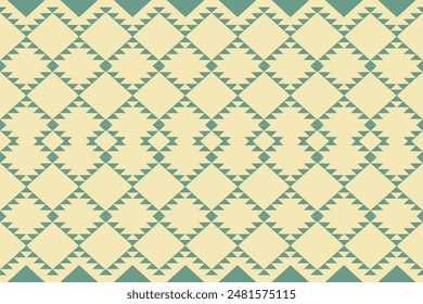 Geometric, seamless,pixel, traditional ethnic, Thai pattern, fabric pattern for textiles, rugs, wallpaper, clothing, sarong, batik, wrapping, embroidery, print, background,cover, illustration, vector.