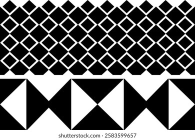 Geometric, seamless,pixel traditional ethnic, thai pattern, fabric pattern for textiles, rugs, wallpaper, clothing, sarong, batik, wrapping, embroidery, print, background, cover, illustration, vector.