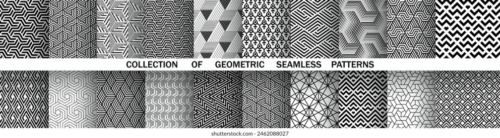 Conjunto geométrico patrones en