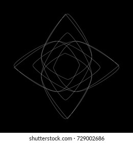 Geometric set stars and flowers for gifts and holidays pattern vector EPS10