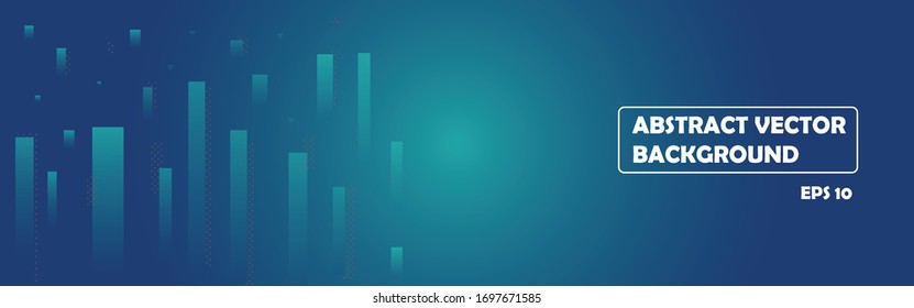 geometric shape abstract background banner illustration vector, technology or business wallpaper concept 