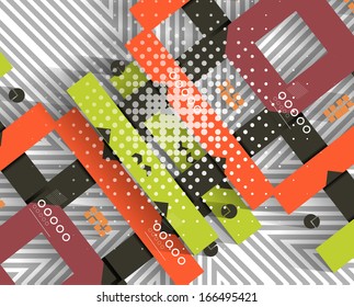 Abstrakter Hintergrund geometrischer Formen für Unternehmen, Technologie, Präsentation, Vorlage