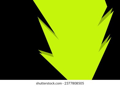 Abstrakter, geometrischer, abstrakter brutalistischer Hintergrund. Brutal zeitgenössisches Neon Schwarz. Brutalistischer Neo-Modernismus-Stil postmodern Retro-Stil