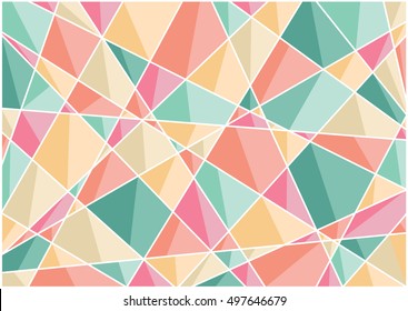 geometric shape abstract colorful background with white lines pastel cute color party festive festival birthday celebration cover greetings 