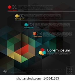 Geometric Shape Abstract Design Layout