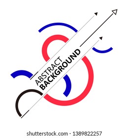 Geometric shape abstract graphic, banner advertising background.