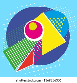 Geometric shape abstract modern beckground vector