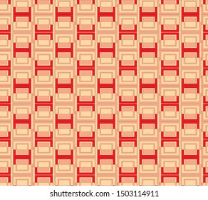 Geometric shape abstract pattern design for textile and background