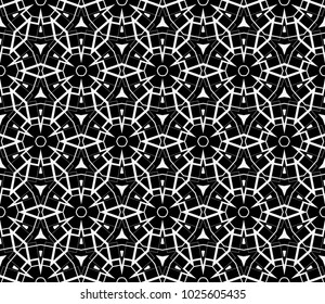 Geometric shape abstract vector illustration. Seamless pattern.