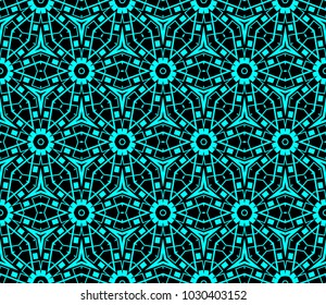 Geometric shape abstract vector illustration. Seamless pattern.