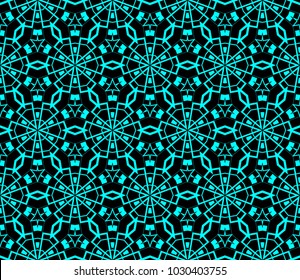 Geometric shape abstract vector illustration. Seamless pattern.