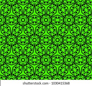 Geometric shape abstract vector illustration. Seamless pattern.