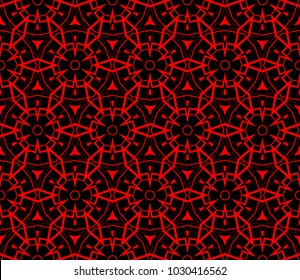 Geometric shape abstract vector illustration. Seamless pattern.