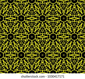 Geometric shape abstract vector illustration. Seamless pattern.