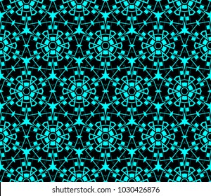 Geometric shape abstract vector illustration. Seamless pattern.