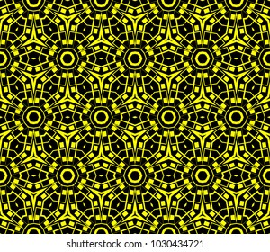Geometric shape abstract vector illustration. Seamless pattern.