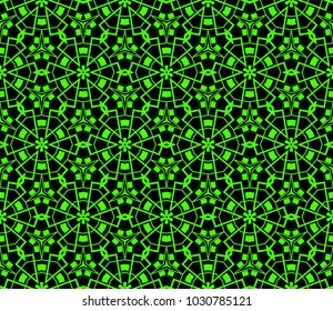 Geometric shape abstract vector illustration. Seamless pattern.